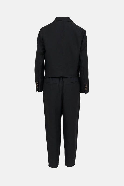 Brunello Cucinelli Cropped Co-Ord Set