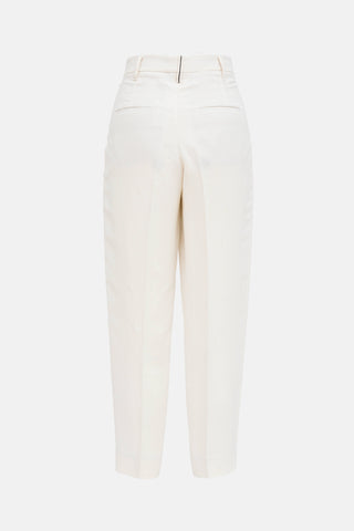 Brunello Cucinelli Tapered Pleated Pant