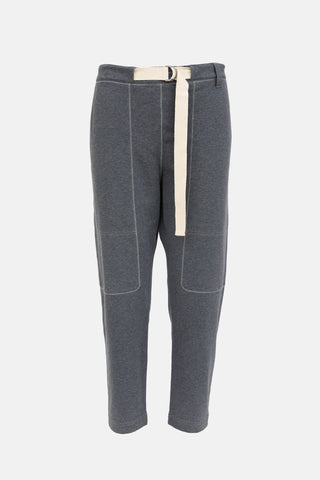 Brunello Cucinelli Cotton Belted Pant