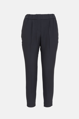 Brunello Cucinelli Pleated Crop Pant