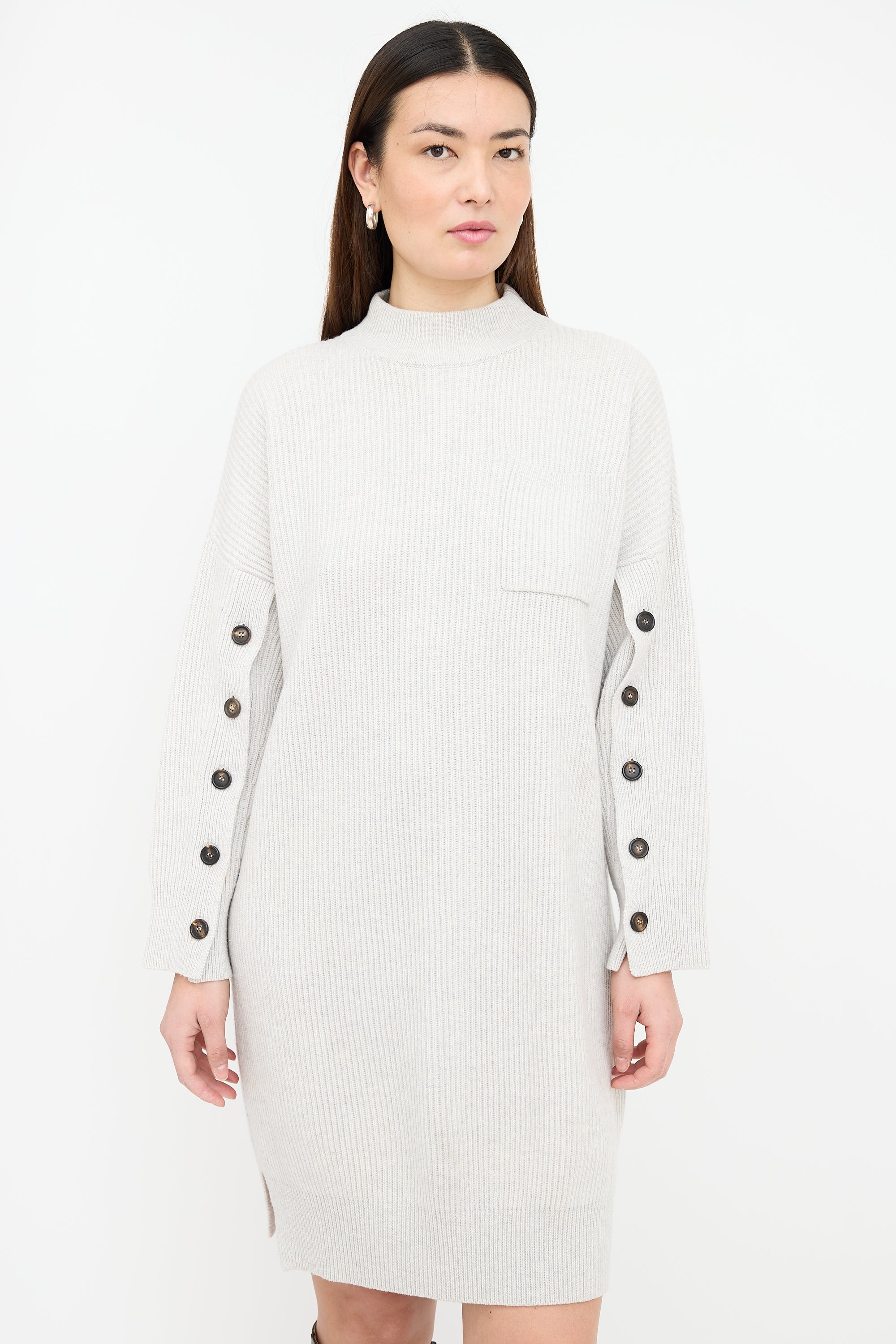 Brunello Cucinelli // Cashmere Sweater Dress VSP Consignment Brunello Cucinelli // Cashmere Sweater Dress VSP Consignment