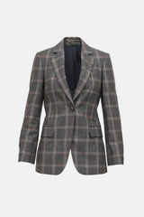 Brunello Cucinelli Wool Check Blazer