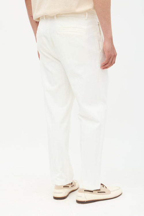 Brunello Cucinelli Easy Fit Pleated Trouser