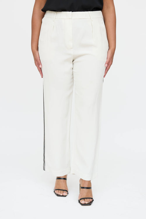 Brunello Cucinelli Monili Straight Leg Pant
