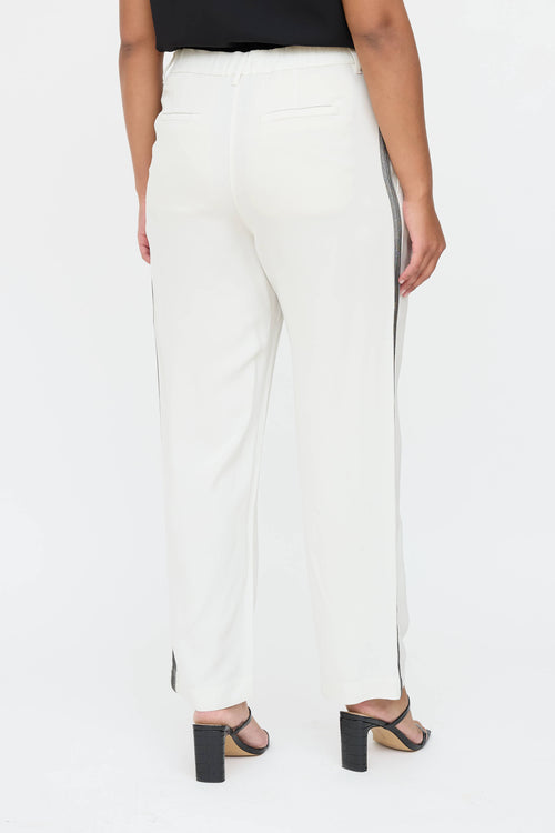 Brunello Cucinelli Monili Straight Leg Pant