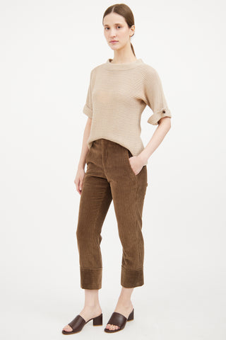 Brown Corduroy Pant