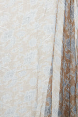 Brunello Cucinelli Brown & Blue Cashmere Scarf