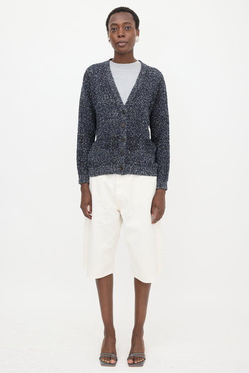 Brunello Cucinelli Cashmere Open Knit Cardigan