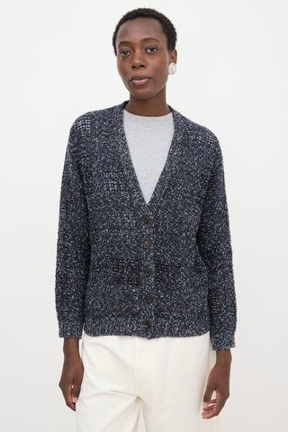 Brunello Cucinelli Cashmere Open Knit Cardigan