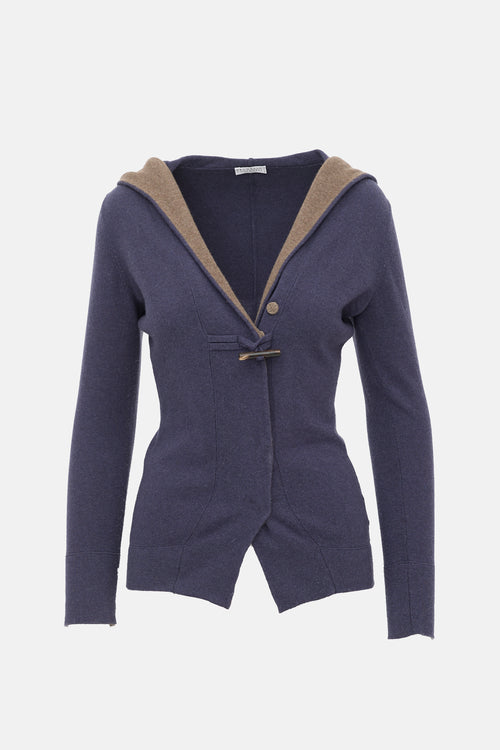 Brunello Cucinelli Cashmere Toggle Hoodie