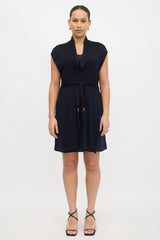 Brunello Cucinelli Cashmere & Silk Layered Dress