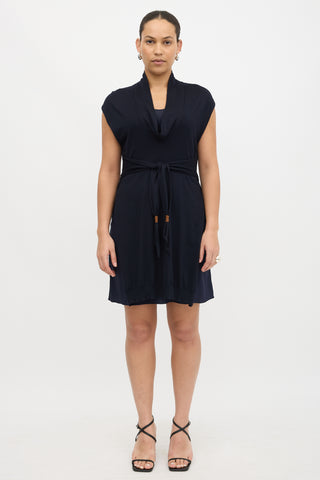 Brunello Cucinelli Cashmere & Silk Layered Dress