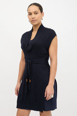 Brunello Cucinelli Cashmere & Silk Layered Dress