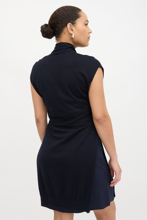 Brunello Cucinelli Cashmere & Silk Layered Dress