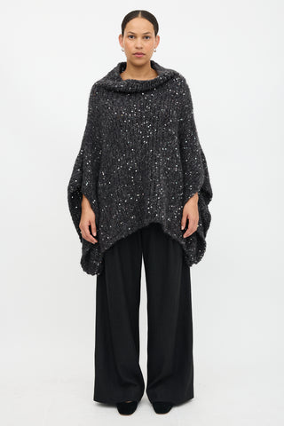 Brunello Cucinelli Chunky Knit Sequin Sweater