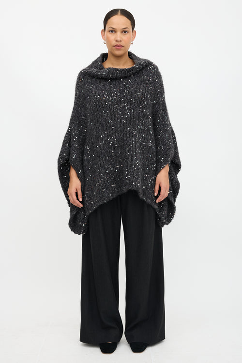 Brunello Cucinelli Chunky Knit Sequin Sweater