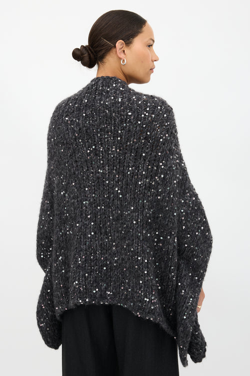 Brunello Cucinelli Chunky Knit Sequin Sweater
