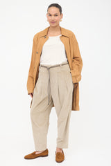 Brunello Cucinelli Corduroy Pleated Trouser