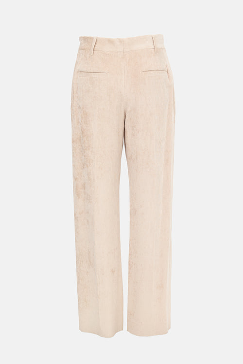 Brunello Cucinelli Corduroy Straight Leg Trouser