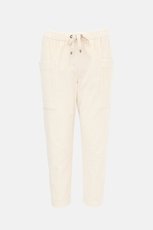 Brunello Cucinelli Corduroy Tapered Leg Pant