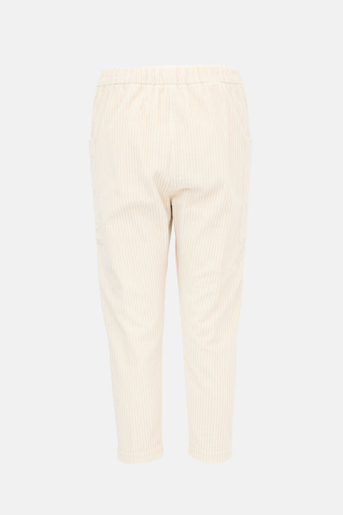 Brunello Cucinelli Corduroy Tapered Leg Pant