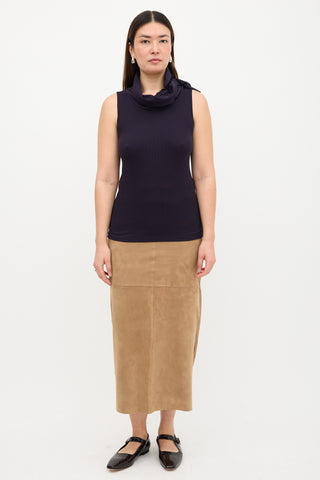 Brunello Cucinelli Cowl Neck Tank Top