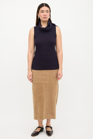 Brunello Cucinelli Cowl Neck Tank Top