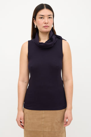 Brunello Cucinelli Cowl Neck Tank Top
