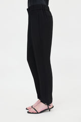 Brunello Cucinelli Crepe Tapered Leg Trouser