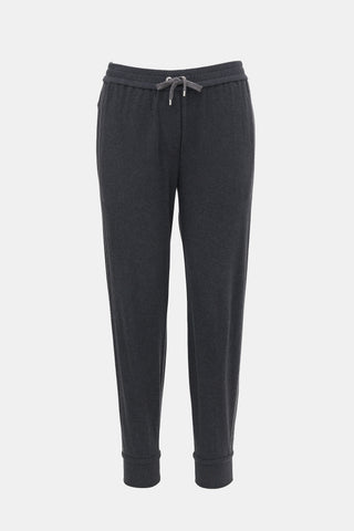 Brunello Cucinelli Cropped Monili Jogger Pant
