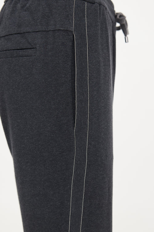 Brunello Cucinelli Cropped Monili Jogger Pant