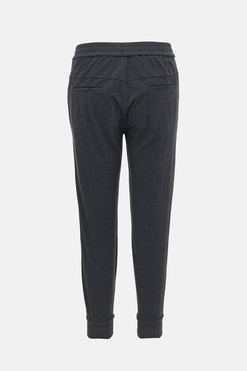 Brunello Cucinelli Cropped Monili Jogger Pant