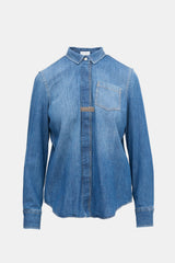 Brunello Cucinelli Denim Monili Shirt