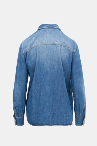 Brunello Cucinelli Denim Monili Shirt