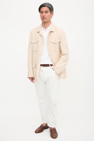 Brunello Distressed Leisure Fit Jeans
