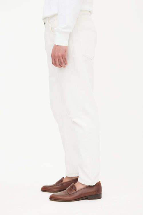 Brunello Distressed Leisure Fit Jeans