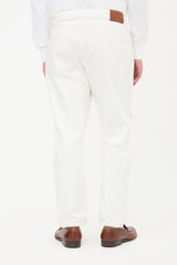 Brunello Distressed Leisure Fit Jeans