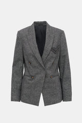 Brunello Cucinelli Donegal Wool & Cashmere Blazer