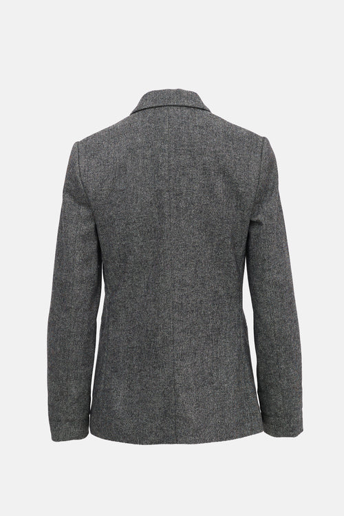 Brunello Cucinelli Donegal Wool & Cashmere Blazer