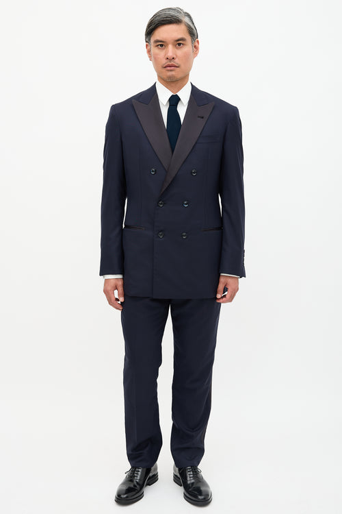 Brunello Cucinelli Double Breasted Tuxedo Jacket