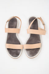 Brunello Cucinelli Leather Glitter Sandal