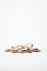 Brunello Cucinelli Leather Glitter Sandal