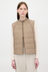 Brunello Cucinelli Down Monili Puffer Vest
