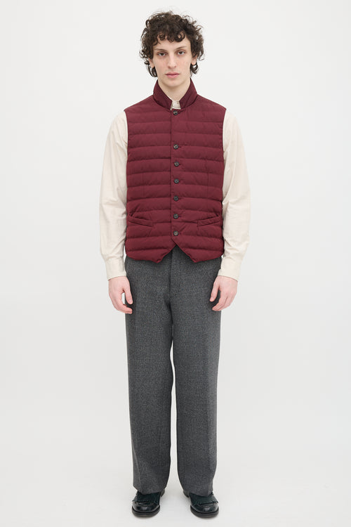 Brunello Cucinelli Down & Nylon Padded Vest