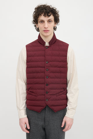 Brunello Cucinelli Down & Nylon Padded Vest
