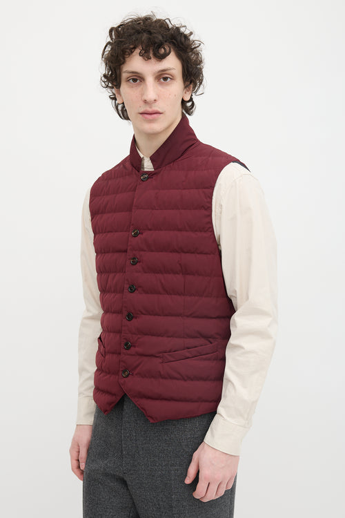 Brunello Cucinelli Down & Nylon Padded Vest