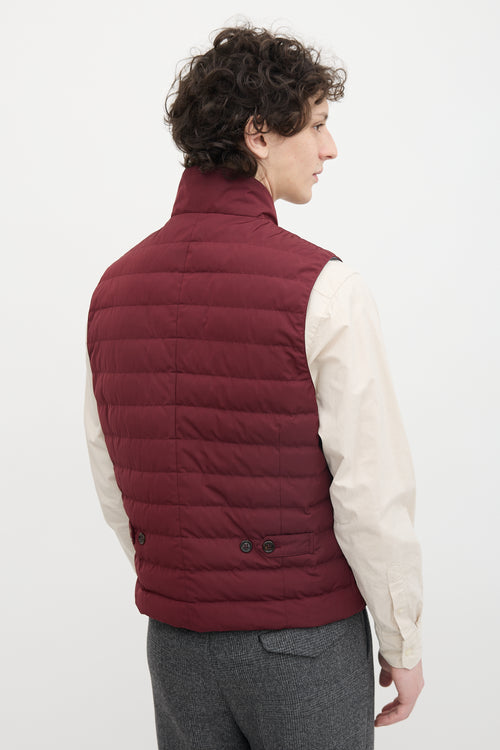 Brunello Cucinelli Down & Nylon Padded Vest