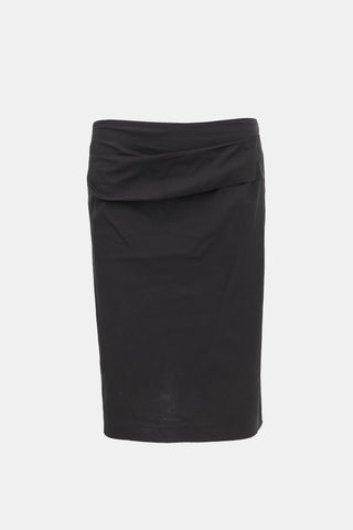 Brunello Cucinelli Draped Midi Skirt