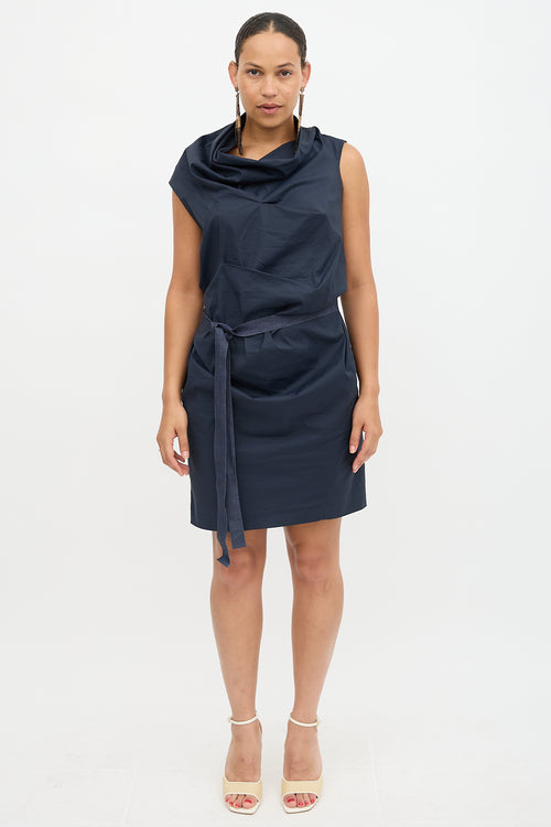 Brunello Cucinelli Draped Pleated Dress