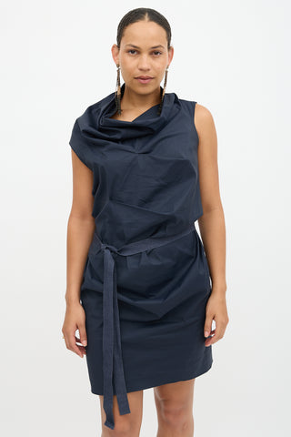 Brunello Cucinelli Draped Pleated Dress